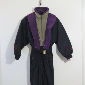 Vintage EDELWEISS Skiwear Snow Suit Coveralls Pant